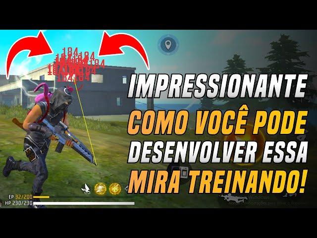 COMO MELHORAR COM ESSE TREINAMENTO ABSURDO EM 2023 !! FREE FIRE