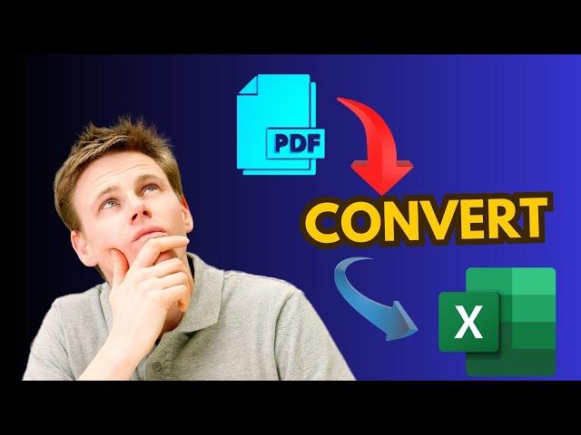 convert PDF to Excel in Seconds