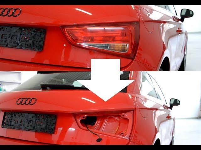 How to change the rear bulb on a Audi A1