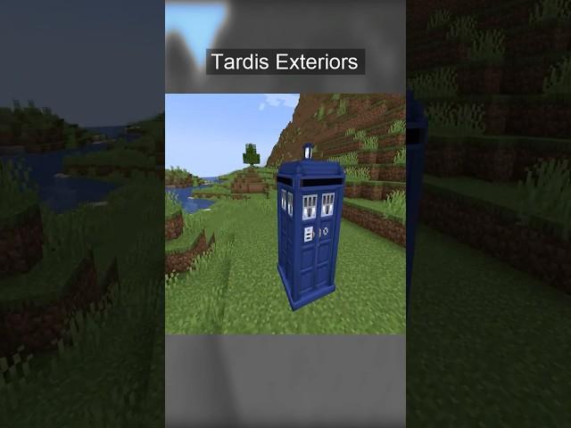 Minecraft Doctor Who Tardis Mod Changing Tardis  #shorts