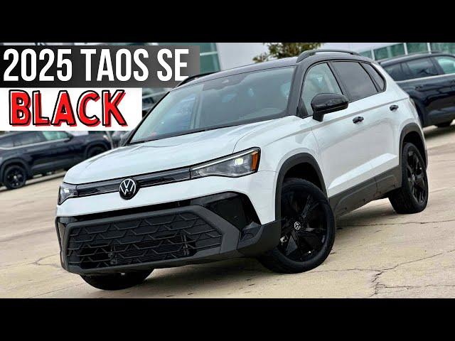 2025 VW Taos SE Black Facelift In Pure White Gets Even Sportier Than Ever