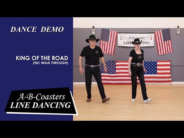 KING OF THE ROAD - Line Dance Demo & Walk Through