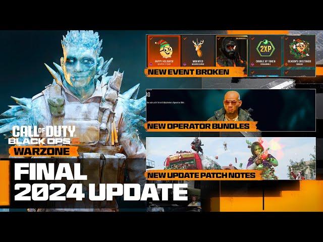 NEW Archies Festive Frenzy BROKEN, NEW Operator Bundles, & FINAL UPDATE PATCH NOTES! (Black Ops 6)