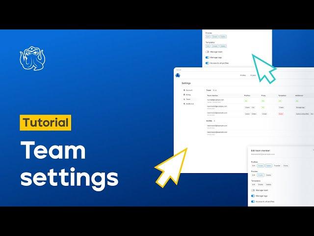 Team management in Octo Browser | Octo Browser Tutorial
