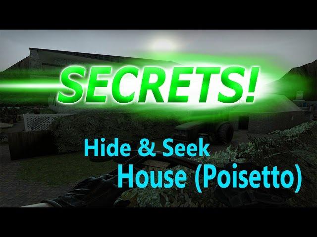 CS:GO Hide and Seek House (Poi$etto) All Locations, Secrets, and Teleports!