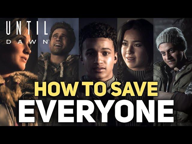 How To Save Everyone All Choice & Butterfly Effects (Good Ending) - Until Dawn Remake