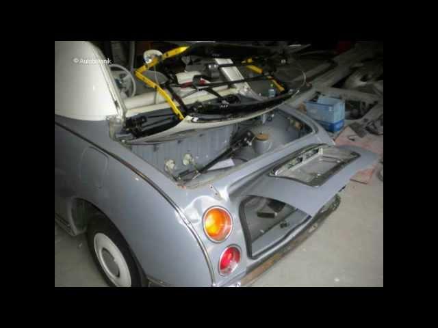 Nissan Figaro. Пост красоты. Кузовной ремонт в Москве. Покраска авто.