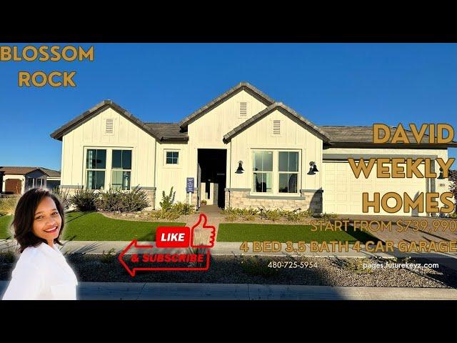 Homes for Sale in Apache Junction Arizona | David Weekley | Blossom Rock | Woodbury