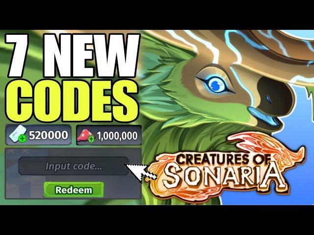 *NEW UPDATE* ROBLOX CREATURES OF SONARIA CODES 2024 | CREATURES OF SONARIA CODE