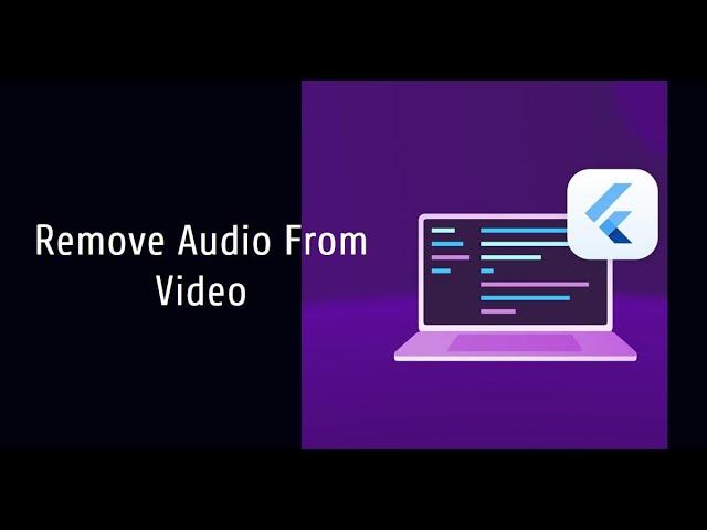 How to Remove Audio From Video in a Flutter macOS app