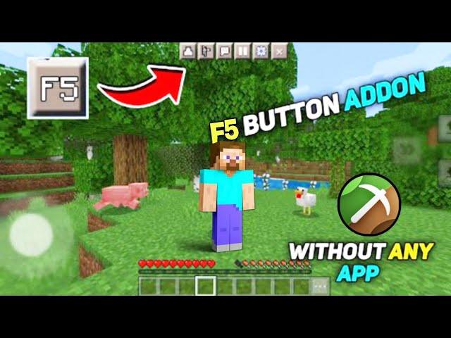 F5 Button Addon For Minecraft Pe | 1.19+