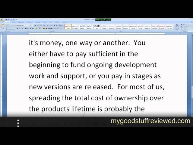 Dragon Naturally Speaking Premium version 11.5 review and quick usage demo