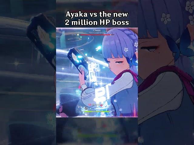 AYAKA VS THE NEW 2 MILLION HP BOSS