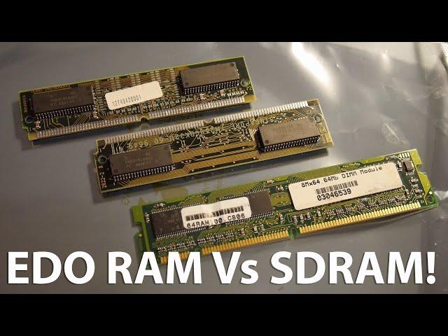 EDO RAM Vs SDRAM - How much quicker is SDRAM? (66MHz Socket 7 System)