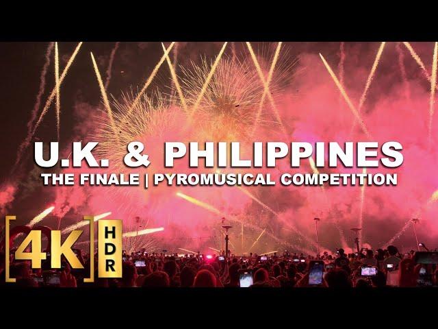 THE FINALE & Announcement of Winners! U.K. & Philippines Pyromusical Competition | SM Mall of Asia