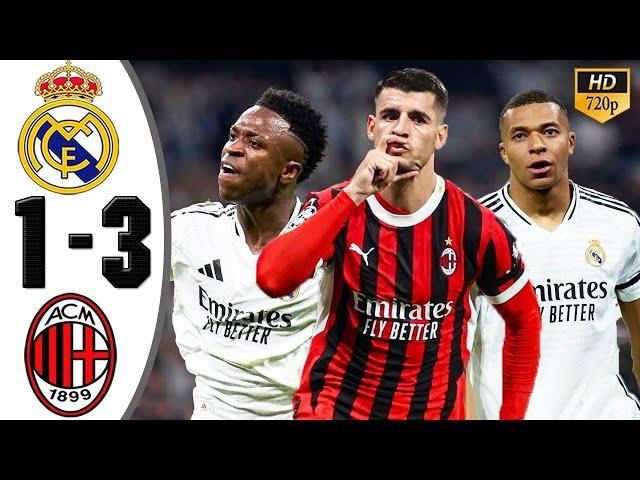 real madrid vs ac milan 1-3 #highlights #realmadrid #topfootballplayers #acmilan