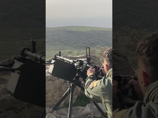 Shooting a DShK 50 cal