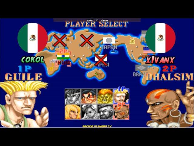 Street Fighter II - The World Warrior  cokol (Mexico) vs xIvanx (Mexico) sf2