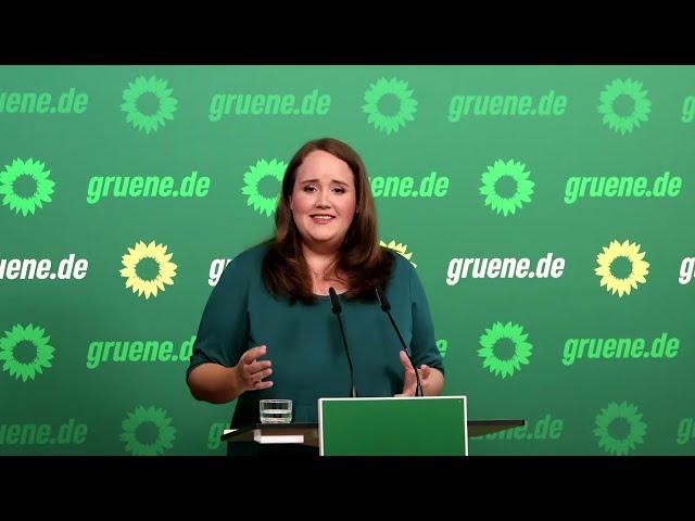 Pressekonferenz mit Ricarda Lang am 02.09.2024