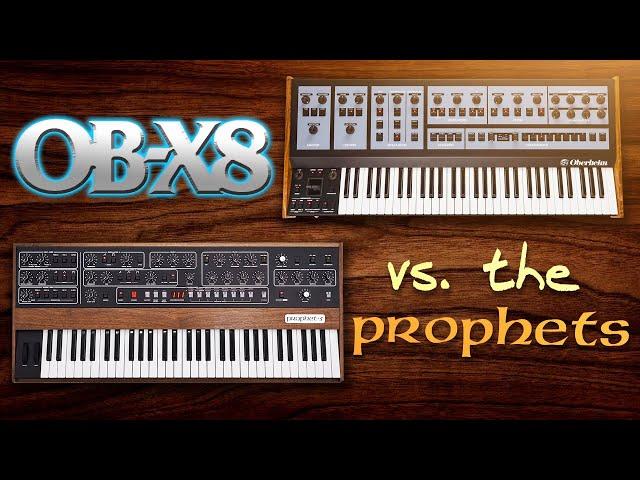 Oberheim OB-X8 vs The Prophets (Prophet 5 & Rev 2)