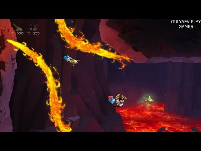 Rayman® Legends. 5 Глава. Пик Олимпа. ГЕРОЙСКАЯ ГОНКА С ЛАВОЙ