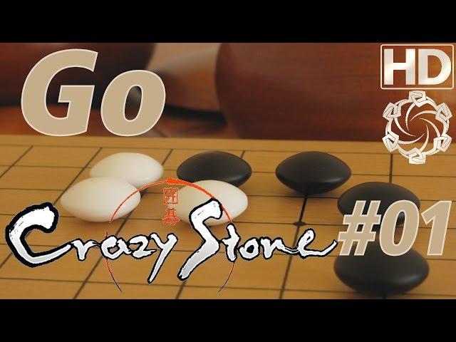 Das Spiel Go - Crazy Stone Deep Learning #01 "Joshu vs 13k KI" german deutsch HD PC