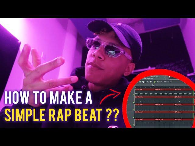 HOW TO MAKE A SIMPLE BEAT IN FL STUDIO FOR BEGINNERS (FL STUDIO Beginner Tutorial)