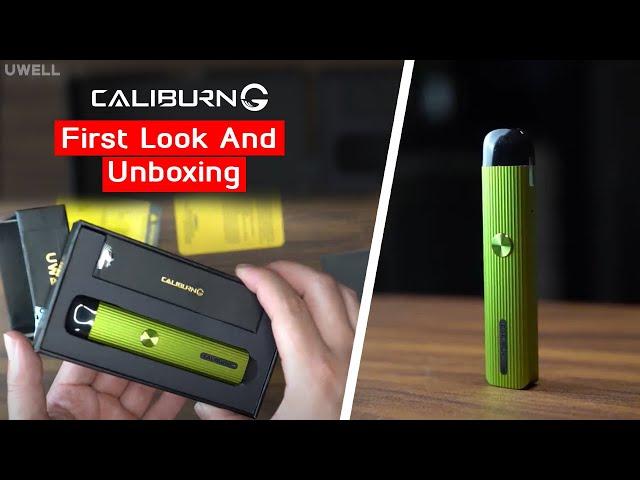 Uwell Caliburn G Vape Pod - First Look  And Unboxing