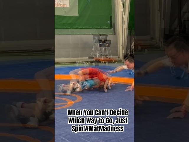 Turning Mat Time into Spin Time! ️Dizzying Fun on the Mat:When Spin Meets Mat:Wrestlers Going Wild
