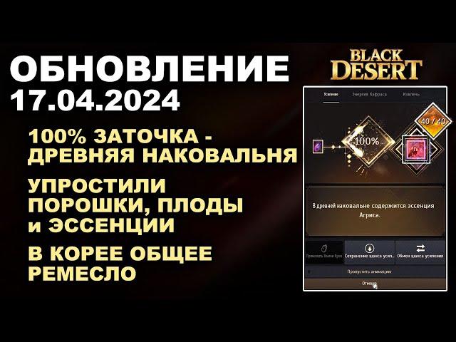  ГАРАНТ ЗАТОЧКА  ОБЪЕДИНИЛИ ПОРОШКИ  + КОРЕЯ и CONSOLE  Обнова в БДО 17.04.24 (BDO-Black Desert)