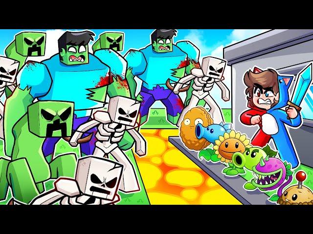 ¡1000 MUTANTES VS CASA SEGURA DE PLANTAS VS ZOMBIES!