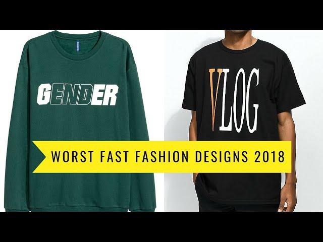 WORST FAST FASHION T-SHIRTS OF 2018!