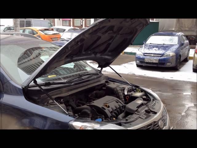 Пневмоупор капота Kia Ceed 2007-2012 v.2