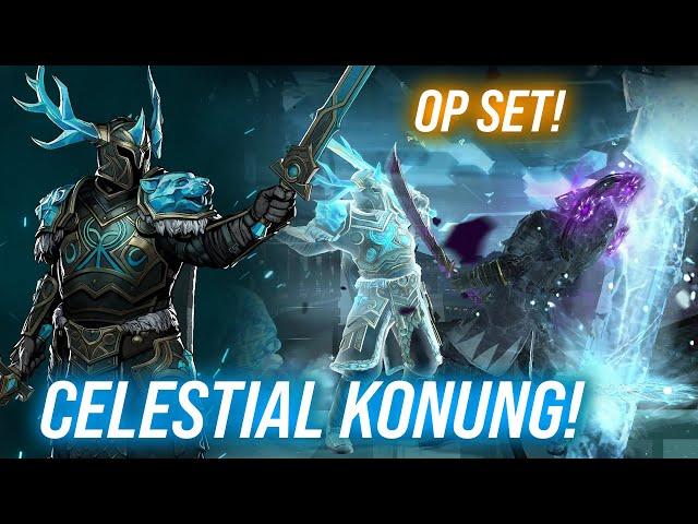 OP Set! NEW Celestial Konung set! ️ Review and Pro Tips • Shadow Fight 3