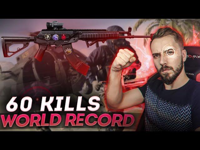 NEW WORLD RECORD 60 KILLS SOLO in CoD WARZONE | 1 vs 3 Stimulus Trios | The best solo gameplay