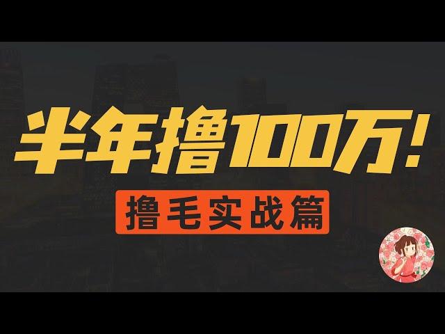 【实战篇】 撸羊毛半年赚 100 万实战篇，币圈新手小白撸毛0到1入门教程，全网最全！币圈暴富秘籍！