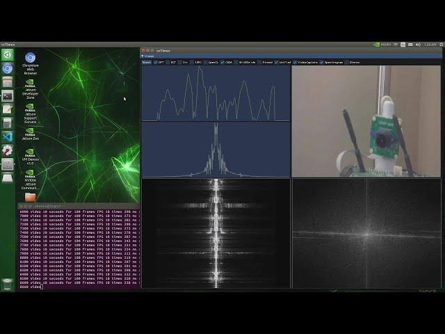 Jetson Nano: Visualized Stereo Audio Using JUCE FFT Demo 6.0.7 on L4T R32.5.1