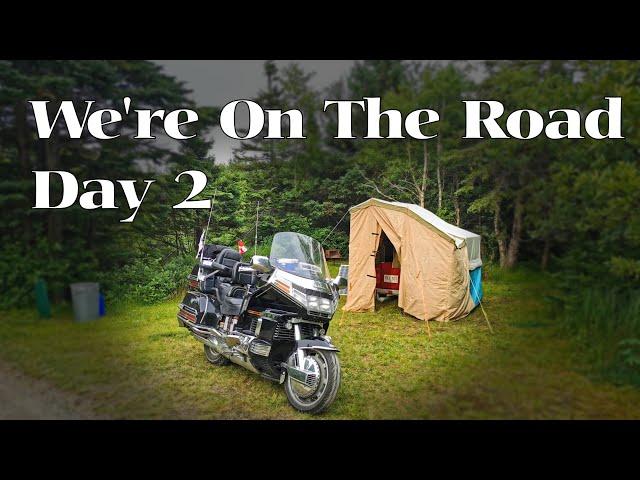 An Old Guy on a 30 yr old Goldwing hauling a 20+ yr old Mini Mate - On The Road – Day 2 - 2024 Ep 21