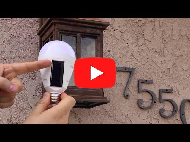 EternaLight - Solar LED Light Bulb - by Original Defense