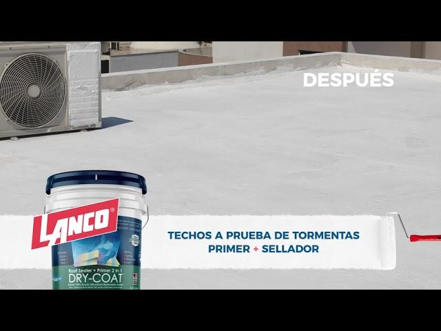 Dry Coat: Sellador de techo con secado en solo 15 minutos