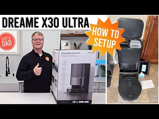 How To Setup Dreame X30 Ultra Robot Vacuum & Mop Combo