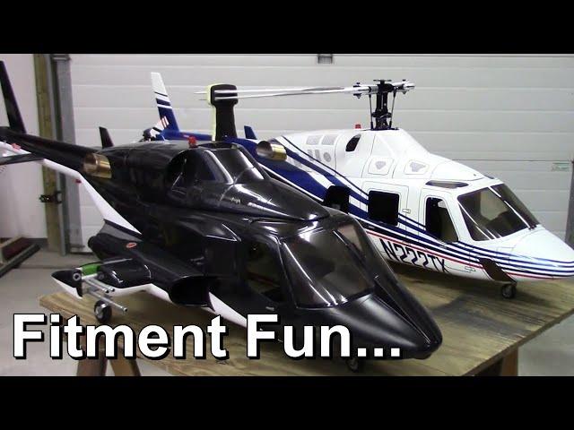 Scale RC Helicopter Build - Fitting Mechanics Into A Scale Fuselage