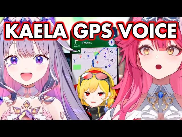 Kaela Acting as GPS Voice Guide for Biboo and Raora is HILARIOUS! 【Hololive EN】