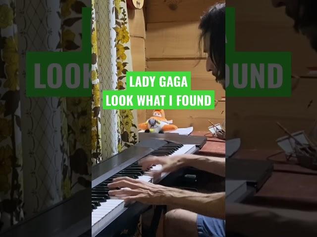 LADY GAGA on piano (Look what I Found from “Star is born”) #piano #cover