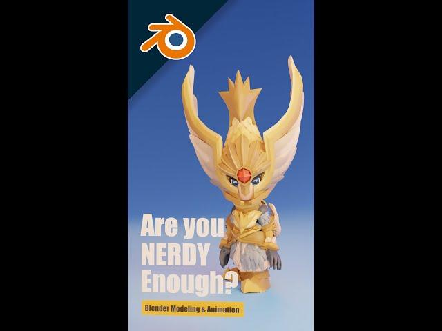 Are you NERDY enough? | Blender 4.2 Character Modeling