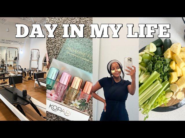 LIVING IN HOUSTON DIARIES | PILATES CLASS, PR UNBOXING, GREEN JUICE, LAVY HAIR + SO MUCH MORE !!