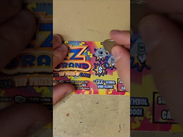 SINGLE CASH MATCH! EZ GRAND! PA LOTTERY $1 SCRATCH OFF TICKET WINNER #lottery #scratch #palottery