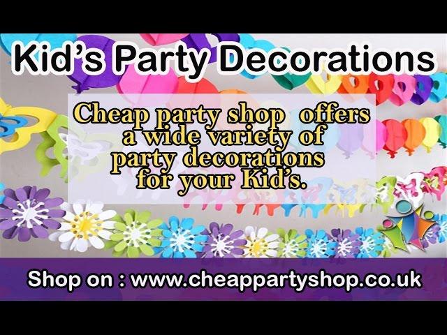 kids party supplies |  kids birthday party | kids party decorations