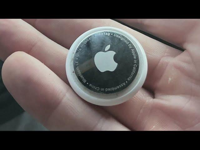 Man finds Apple Air Tag tracker on his Dodge Charger