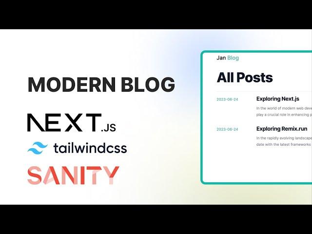 Build and Deploy a Blog with Next.js 13 | React, Tailwind.css, Sanity.io | Tutorial 2023